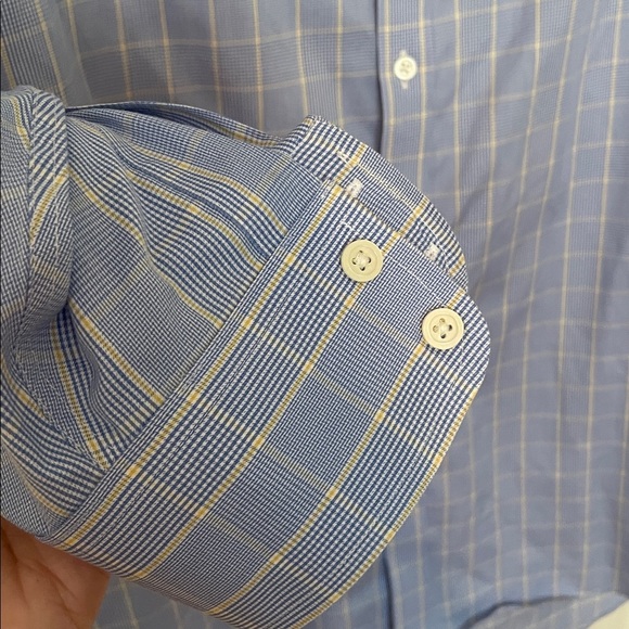 Charles Tyrwhitt Long Sleeve Button Up Shirt 18 35” Men's Class Fit 100% Cotton - Picture 3 of 7